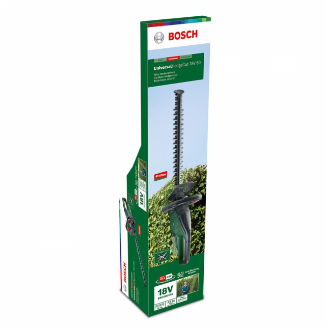 Кущоріз акумуляторний BOSCH UniversalHedgeCut 18V-50 без акб і з/п (0600849K00)